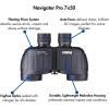 imageSteiner 7x50 Navigator Pro Binoculars with 7X Magnification High Contrast Optics Floating Prism System SportsAuto Focus Delivers Excellent Image Clarity with CompassNo Compass