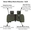 imageSteiner MilitaryMarine Series Binoculars Lightweight Tactical Precision Optics for Any Situation Waterproof Green 7x508x30