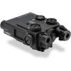 imageSteiner eOptics DBALA3 Dual Beam Aiming Laser Advanced GeneralPurpose MultiFunction Laser Sight with Visible and IR Beams and Infrared LED Illuminator Green Laser Black