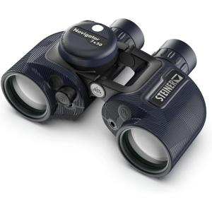 imageSteiner Navigator 7x50 Binoculars  Magnification 7X  High Contrast Optics  Floating Prism System  SportsAuto Focus  Delivers Excellent Image Clarity Navy Blue with Compass 2343 New Version7x50