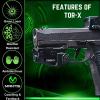 imageSteiner TORX Pistol Laser Sighting System  Integrated MantisX  Firearm Shooting System  Green Laser for Gun